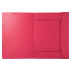 Chemise à élastique 3 rabats carte lustrée 600gm2 - A3