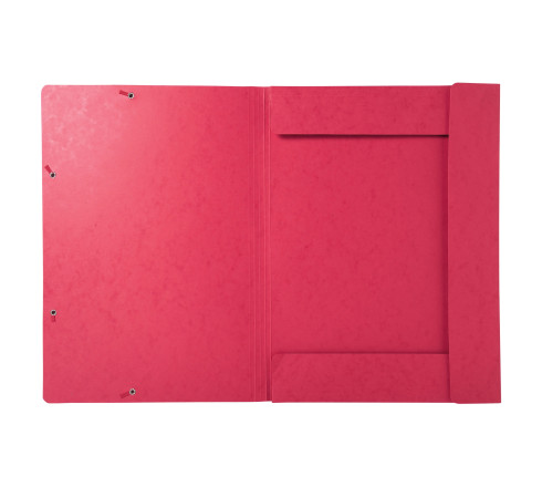 Chemise à élastique 3 rabats carte lustrée 600gm2 - A3