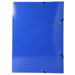 Chemise à élastiques Maxi capacity carte lustrée pelliculée 600gm2 - Iderama - A3