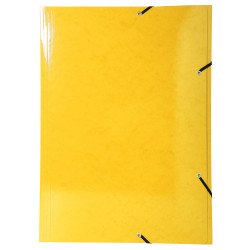 Chemise à élastiques Maxi capacity carte lustrée pelliculée 600gm2 - Iderama - A3