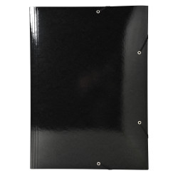 Chemise à élastiques Maxi capacity carte lustrée pelliculée 600gm2 - Iderama - A3