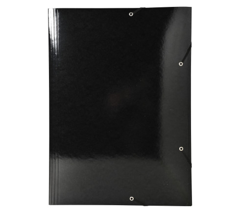 Chemise à élastiques Maxi capacity carte lustrée pelliculée 600gm2 - Iderama - A3