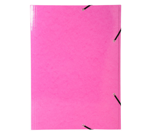 Chemise à élastiques Maxi capacity carte lustrée pelliculée 600gm2 - Iderama - A3