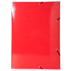 Chemise à élastiques Maxi capacity carte lustrée pelliculée 600gm2 - Iderama - A3