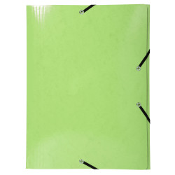 Chemise à élastiques Maxi capacity carte lustrée pelliculée 600gm2 - Iderama - A3