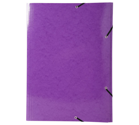 Chemise à élastiques Maxi capacity carte lustrée pelliculée 600gm2 - Iderama - A3