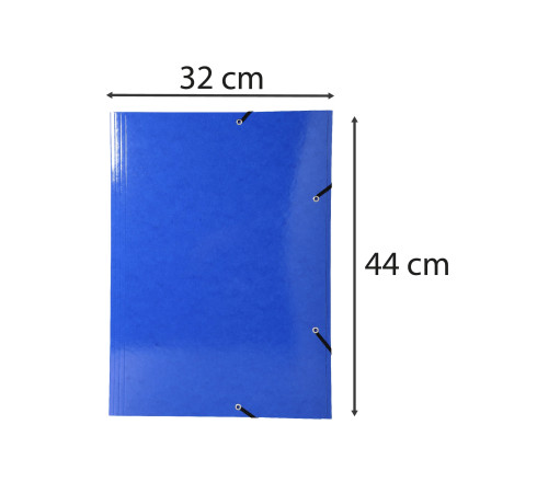Chemise à élastiques Maxi capacity carte lustrée pelliculée 600gm2 - Iderama - A3