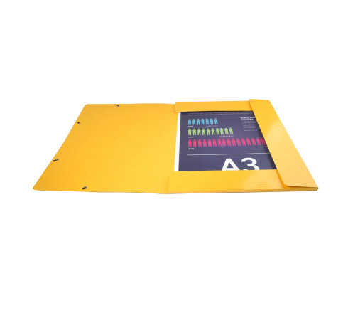 Chemise à élastiques Maxi capacity carte lustrée pelliculée 600gm2 - Iderama - A3