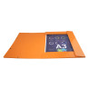 Chemise à élastiques Maxi capacity carte lustrée pelliculée 600gm2 - Iderama - A3