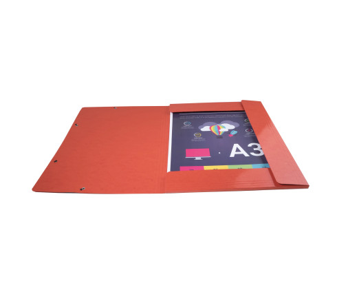 Chemise à élastiques Maxi capacity carte lustrée pelliculée 600gm2 - Iderama - A3