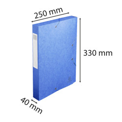 Boite de classement Cartobox Dos 40mm Carte lustrée - A4