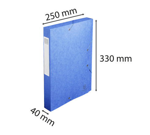 Boite de classement Cartobox Dos 40mm Carte lustrée - A4