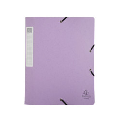 Boite de classement Cartobox livrée à plat Dos 40mm carte lustrée Aquarel - A4