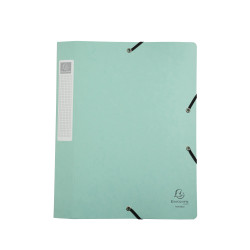 Boite de classement Cartobox livrée à plat Dos 40mm carte lustrée Aquarel - A4