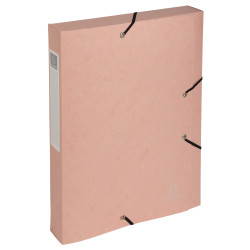 Boite de classement Cartobox livrée à plat Dos 40mm carte lustrée Aquarel - A4