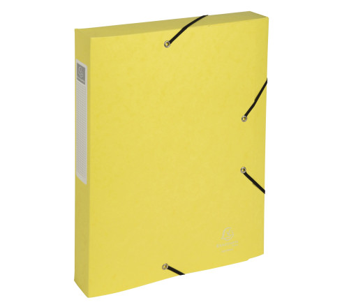 Boite de classement Cartobox livrée à plat Dos 40mm carte lustrée Aquarel - A4
