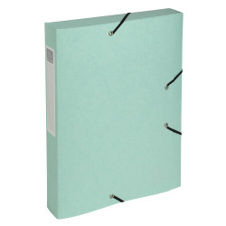 Boite de classement Cartobox livrée à plat Dos 40mm carte lustrée Aquarel - A4