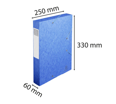 Boite de classement Cartobox Dos 60mm Carte lustrée - A4