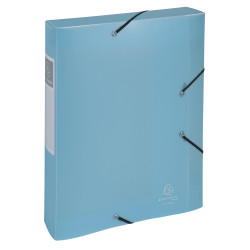 Boite de classement Cartobox livrée à plat Dos 60mm Polypropylène Chromaline pastel - A4