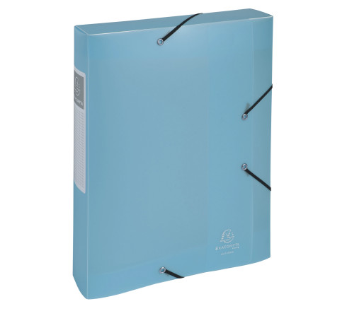 Boite de classement Cartobox livrée à plat Dos 60mm Polypropylène Chromaline pastel - A4