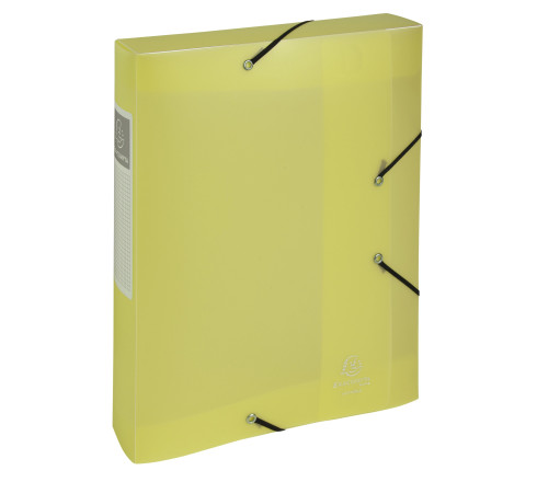 Boite de classement Cartobox livrée à plat Dos 60mm Polypropylène Chromaline pastel - A4