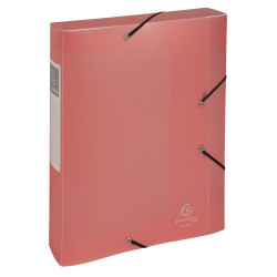 Boite de classement Cartobox livrée à plat Dos 60mm Polypropylène Chromaline pastel - A4
