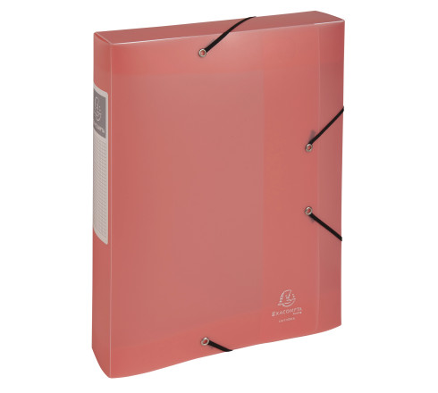 Boite de classement Cartobox livrée à plat Dos 60mm Polypropylène Chromaline pastel - A4