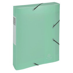 Boite de classement Cartobox livrée à plat Dos 60mm Polypropylène Chromaline pastel - A4