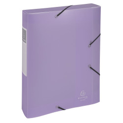 Boite de classement Cartobox livrée à plat Dos 60mm Polypropylène Chromaline pastel - A4