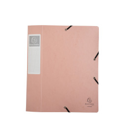 Boite de classement Cartobox livrée à plat Dos 60mm carte lustrée Aquarel - A4