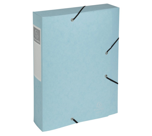Boite de classement Cartobox livrée à plat Dos 60mm carte lustrée Aquarel - A4