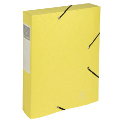 Boite de classement Cartobox livrée à plat Dos 60mm carte lustrée Aquarel - A4