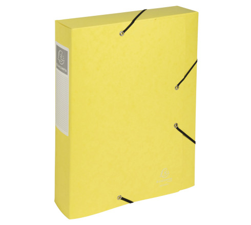 Boite de classement Cartobox livrée à plat Dos 60mm carte lustrée Aquarel - A4