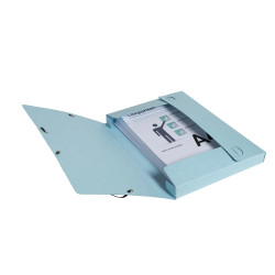 Boite de classement Cartobox livrée à plat Dos 25mm carte lustrée Aquarel - A4