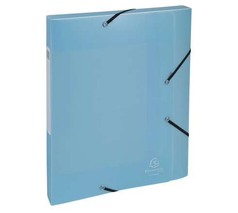 Boite de classement Cartobox livrée à plat Dos 25mm Polypropylène Chromaline pastel - A4