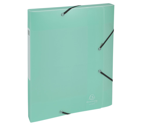 Boite de classement Cartobox livrée à plat Dos 25mm Polypropylène Chromaline pastel - A4