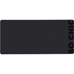 Sous-main 75x35 cm So Chic noir