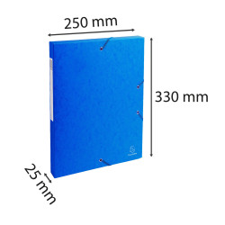 Boite de classement Exabox Dos 25mm Carte lustrée - A4