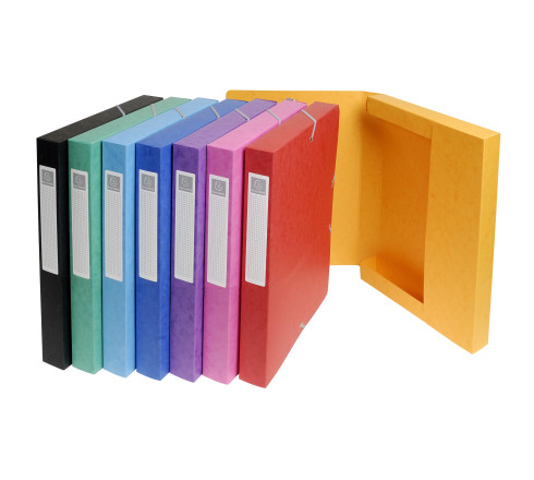 Boite de classement Exabox Dos 25mm Carte lustrée - A4