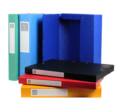 Boite de classement Exabox Dos 25mm Carte lustrée - A4