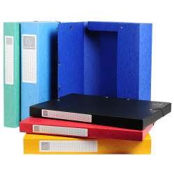 Boite de classement Exabox Dos 25mm Carte lustrée - A4
