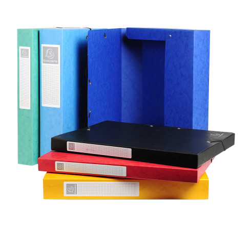 Boite de classement Exabox Dos 25mm Carte lustrée - A4