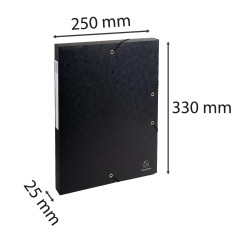 Boite de classement Exabox Dos 25mm Carte lustrée - A4
