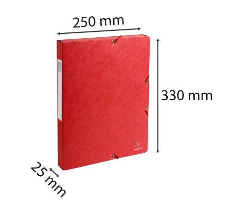 Boite de classement Exabox Dos 25mm Carte lustrée - A4