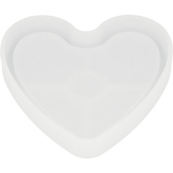 Moule en silicone pour plâtre forme coeur