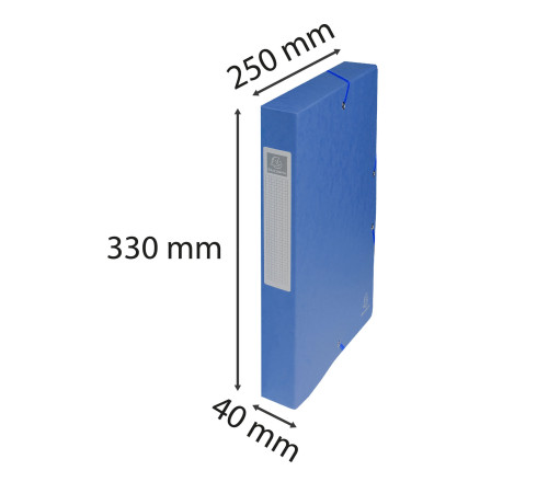 Boite de classement Exabox Dos 40mm Carte lustrée - A4