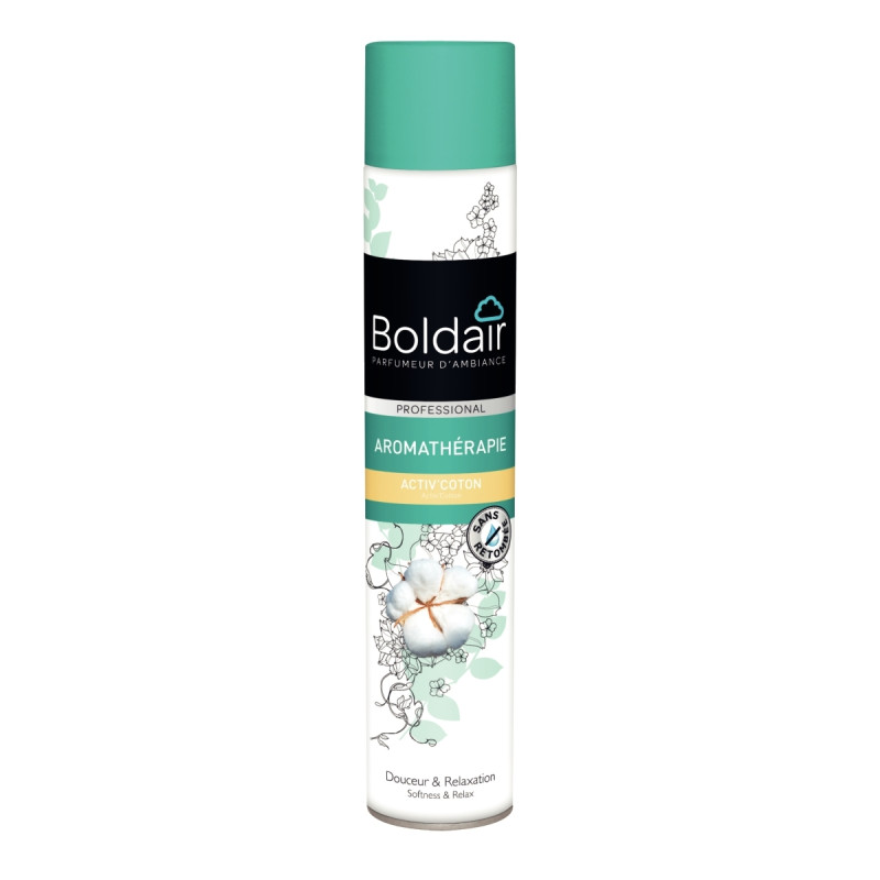 Aérosol 500ml désodorisant aromathérapie fleur de coton