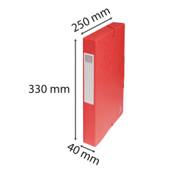 Boite de classement Exabox Dos 40mm Carte lustrée - A4