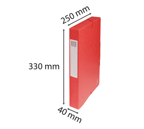 Boite de classement Exabox Dos 40mm Carte lustrée - A4