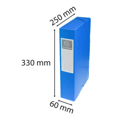 Boite de classement Exabox Dos 60mm Carte lustrée - A4